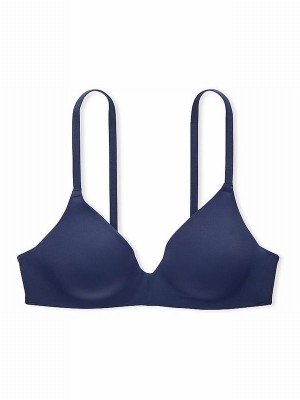 Blue / Navy Victoria Secret Midnight Non WiLightly Lined Bras | TCLNA3084