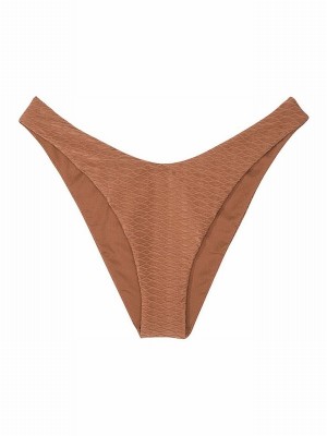 Brown Victoria Secret Caramel Fishnetzilian Bikini Bottom | DQOXK5601
