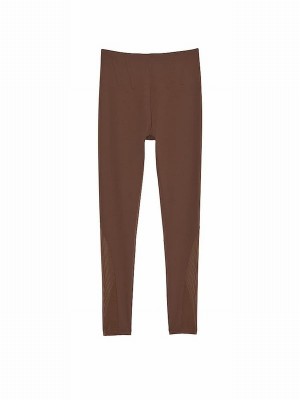 Brown Victoria Secret Ganache 7/8 Length VS Elevate Corset Leggings | KDLQY5308