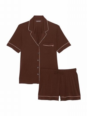 Brown Victoria Secret Ganache Modal Nightwear | ESDAQ4072