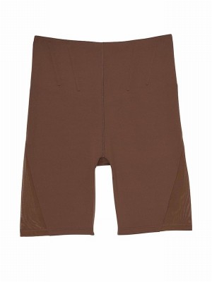 Brown Victoria Secret Ganache VS Elevate Corset 3 Cycling Shorts | YJDIH4507