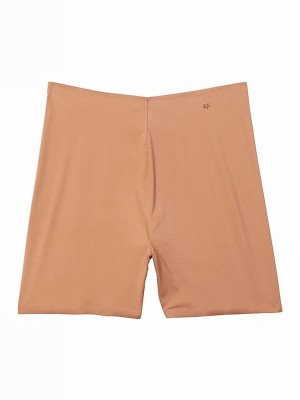 Brown Victoria Secret Toffee BODYWEAR By Victoria with FeatherSoft™ Innovation Bike Shorts | GSNEH2495