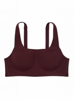 Burgundy / Brown Victoria Secret Back Close VSX Featherweight™ Max High Support Bras | KZYLS2198