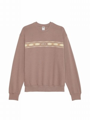 Coffee / Brown Victoria Secret Iced Coffee Fleece Hoodie | XYEOL8710