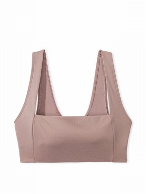 Coffee / Brown Victoria Secret Iced Coffee Non WiLightly Lined Low Impact Bras | NWLOT0146