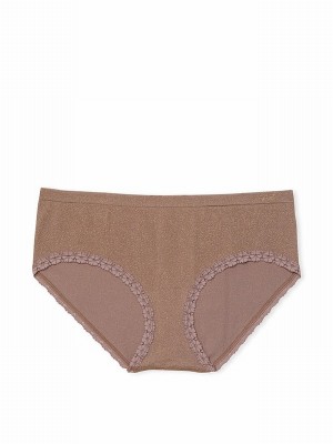Coffee / Brown Victoria Secret Iced Coffee Hipster Seamless Underwear | FYPWC6480