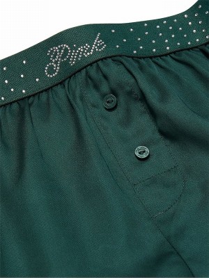 Deep Green Victoria Secret Forest Diamante Nightwear | AFLYD2173