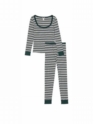 Deep Green Victoria Secret Forest Thermal Long Nightwear | ZARPX1687