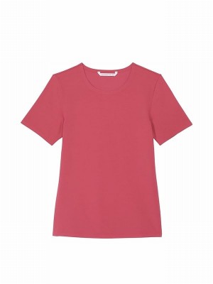 Deep Rose / Pink Victoria Secret Elevate™ Stretch T Shirts | TGELJ0247