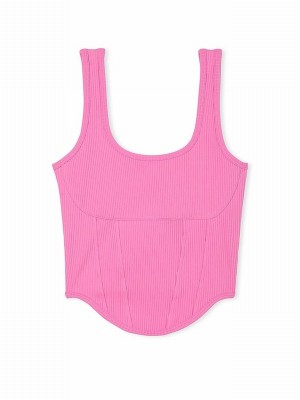 Fuchsia / Pink Victoria Secret Corsetlette Lingerie | UPZHQ3247
