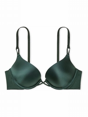 Green Victoria Secret Botanical Bombshell Add 2 Cups Push Up Bras | LETQG2687