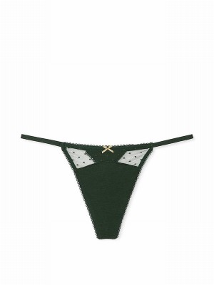 Green Victoria Secret Botanical G String Underwear | MGBIA5274