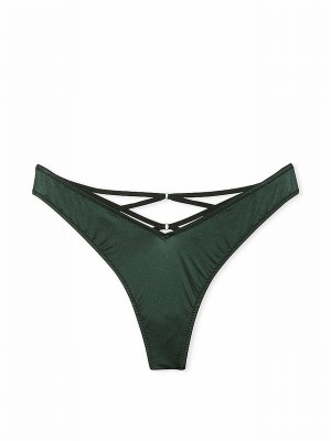 Green Victoria Secret Botanical Thong Underwear | AHVUC9208