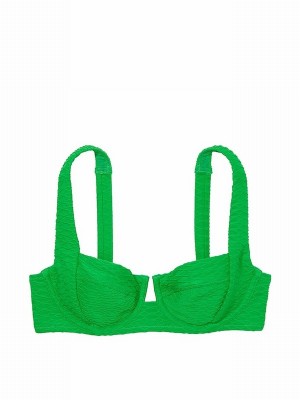 Green Victoria Secret Fishnet Balcony Bikini Top | MLWUZ2073