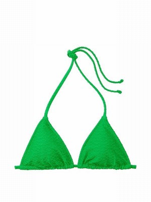 Green Victoria Secret Fishnet Triangle Bikini Top | SUOYL7026