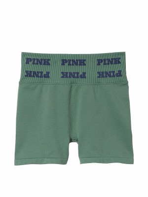 Green Victoria Secret Fresh Forest Seamless Logo Shorts | XCWTV8346
