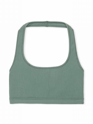 Green Victoria Secret Fresh Forest Seamless Low Impact Sports Bra | SRGTD3849