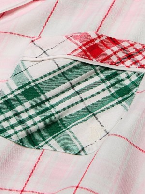 Green Victoria Secret Plaid Flannel Long Nightwear | IWZNG2654