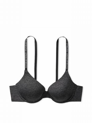 Grey Victoria Secret Demi Lightly Lined Bras | NTGCW7304