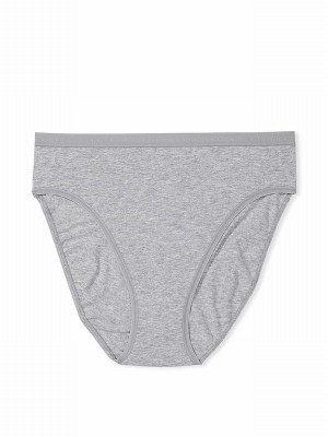 Grey Victoria Secret Medium Heather Brief Underwear | WZUBH5810