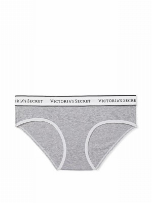 Grey Victoria Secret Medium Heather Hipster Underwear | BNJSO1742