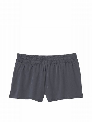 Grey / Black Victoria Secret Onyx Running Shorts | EZSHI1486