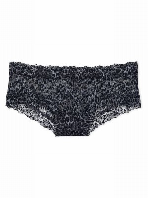 Grey / Leopard Victoria Secret Tornado Cheeky Underwear | OJIGS1597