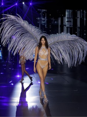 Light Blue Victoria Secret Sequin Bodysuit Lingerie | VCMPL2583