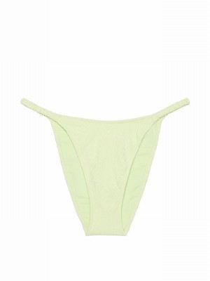 Light Green / Cream / Green Victoria Secret Lime Cream Cheeky Bikini Bottom | YEGHB4597