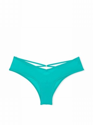 Light Turquoise / Green Victoria Secret Aqua Sea Cheeky Underwear | BRNZG0679