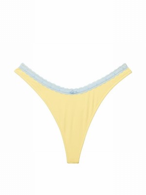 Mango / Yellow Victoria Secret Mango Butter Thong Frankies Moon Bay Bikini Bottom | SRCJM0615
