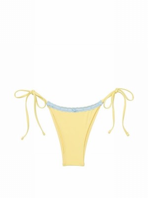 Mango / Yellow Victoria Secret Mango Butter Tie Side Frankiesmary Bikini Bottom | PGJLM3520