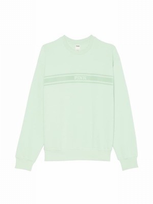 Mint / Green Victoria Secret Mint Fleece Sweatshirts | HLSUD7514