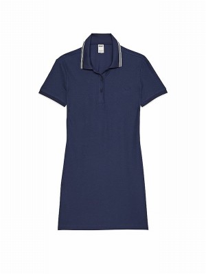 Navy / Blue Victoria Secret Midnight Polo Dress | SNBZE7185