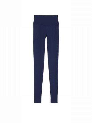 Navy / Blue Victoria Secret Midnight Relay Compression Leggings | CBWSF9037