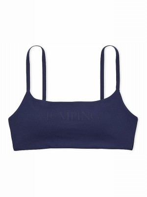 Navy / Blue Victoria Secret Midnight Relay Sports Bra | UFICG4937