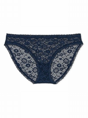 Navy / Blue Victoria Secret Noir Bikini Underwear | RSHKE8306
