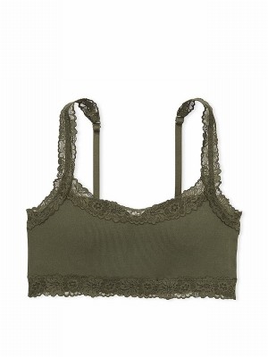 Olive / Green Victoria Secret Seamlesslette Bras | UGBQS6037