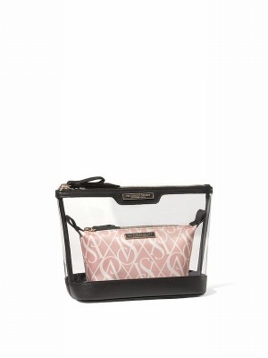 Pink Victoria Secret AM/PM Duo Makeup Bag | AHEJY4905