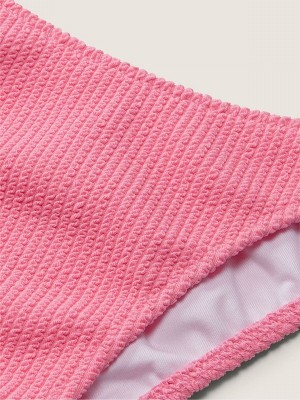 Pink Victoria Secret Dreamyzilian Crinkle Bikini Bottom | CJUIY2307