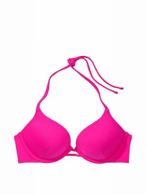 Pink Victoria Secret Forever Push Up Bikini Top | EZVGI4963