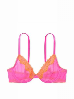 Pink Victoria Secret Hollywood Unlined Demi Bras | JYHVD7869