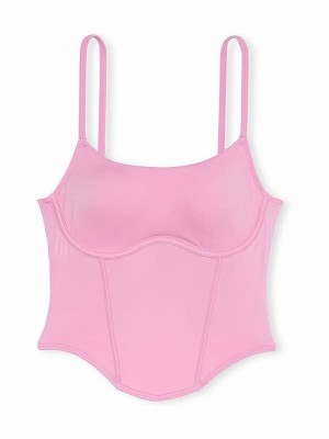 Pink Victoria Secret Moonstone Soft Stretch Corset Top Lingerie | PKUSR6582