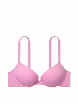 Pink Victoria Secret Moonstone Super Push Up Bras | KHAMR4810