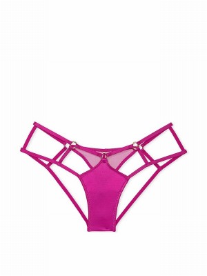 Pink Victoria Secret Outrageous Strappy Cheeky Underwear | IGRYH4751