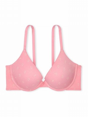 Pink Victoria Secret Petal Push Up Bras | KBIDQ5639