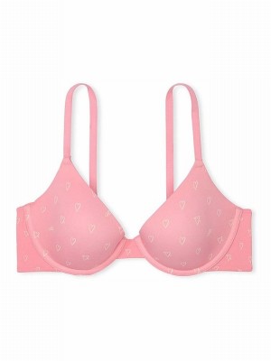 Pink Victoria Secret Petal T Shirt Bras | XEZQT8712