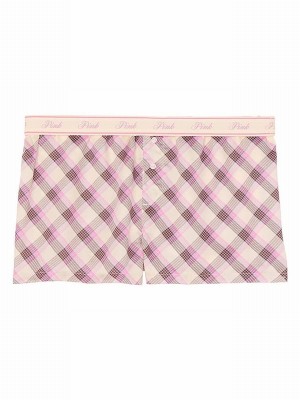 Pink Victoria Secret Plaid Tartan TENCEL™ Nightwear | SUVPO7935