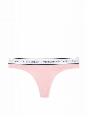 Pink Victoria Secret Pretty Blossom Thong Underwear | XGHEN5641