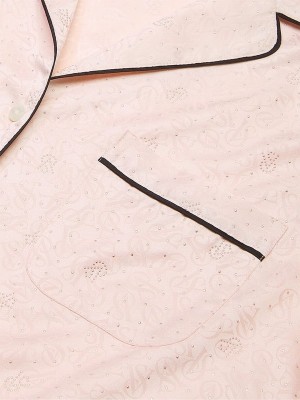 Pink Victoria Secret Purest Dew Drop Jaquard Long Nightwear | CBXHY2064